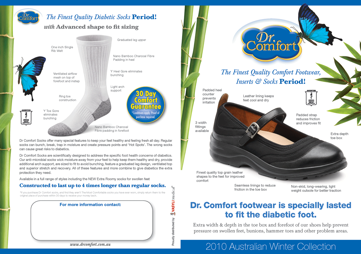 Dr. Comfort Diabetic Ankle Socks - Shape to Fit Socks for Men and
